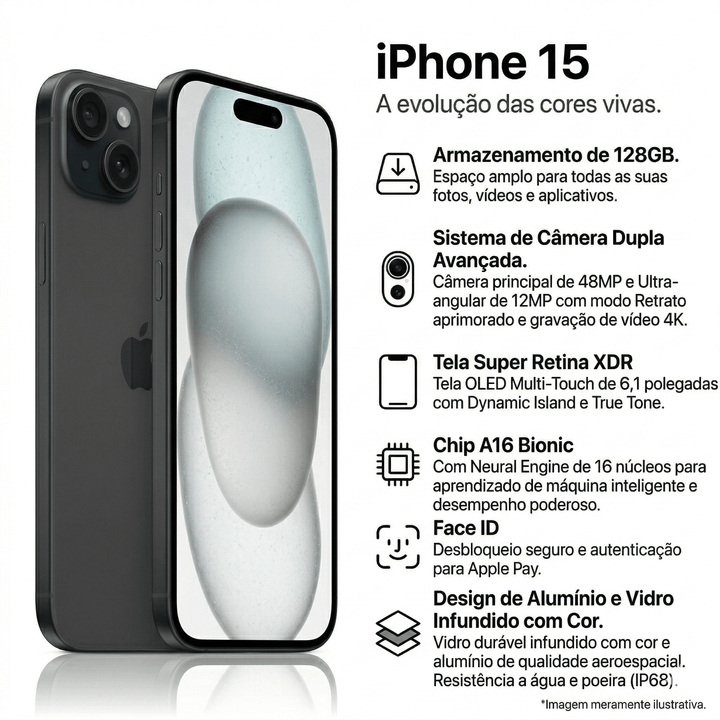 APPLE IPHONE 15 128GB A++
