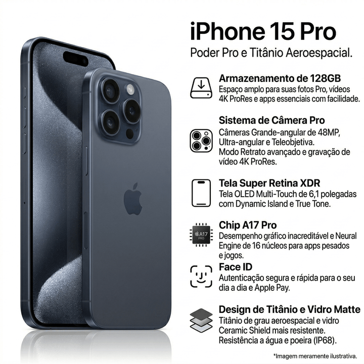 APPLE IPHONE 15 PRO 128GB A++