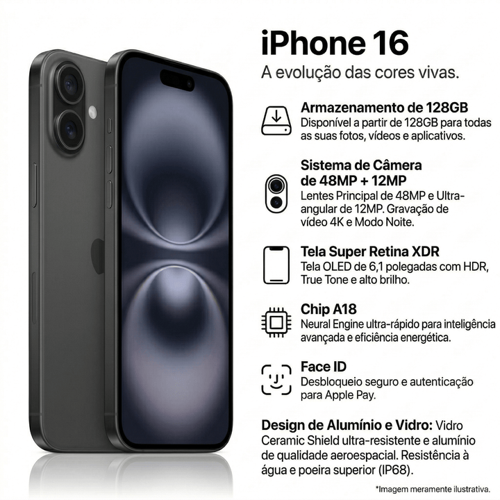 APPLE IPHONE 16 128GB A++