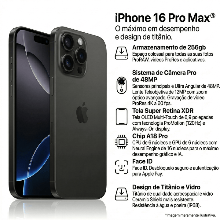 APPLE IPHONE 16 PRO MAX 128GB A++