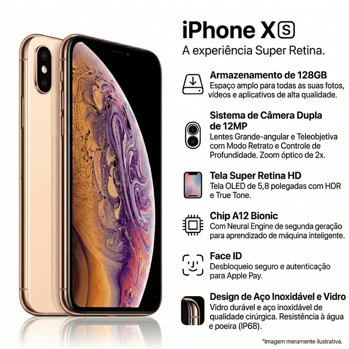 APPLE IPHONE XS 128GB A++