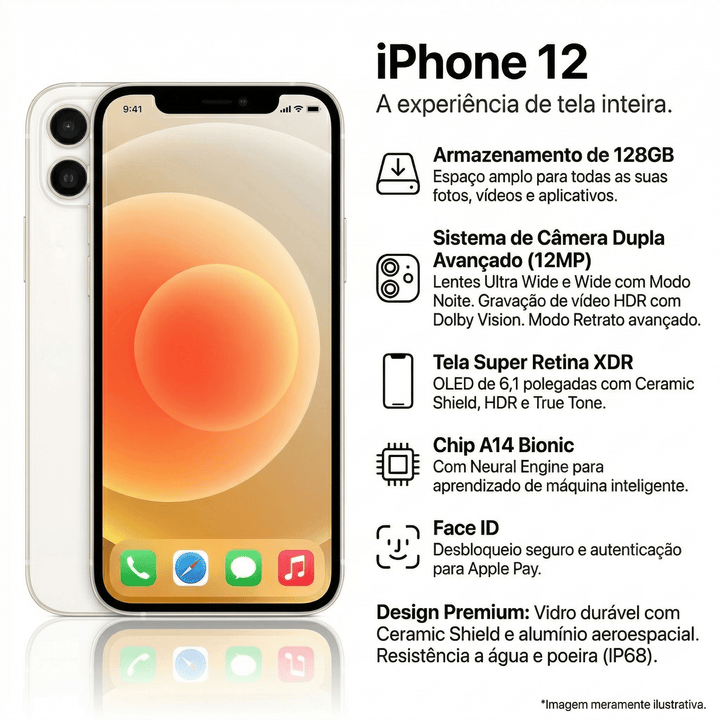 APPLE IPHONE 12 128GB A++