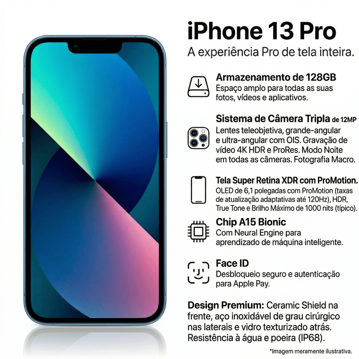 APPLE IPHONE 13 PRO 128GB A++